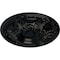 Ekena Millwork Granada Ceiling Medallion (Fits Canopies up to 7 1/8"), Hand-Painted Jet Black, 23 1/2"OD x 2 3/4"P CM24GABLF - alternate 3